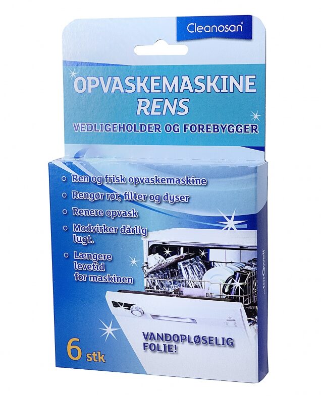 Cleanosan OpvaskemaskineRens, 6 stk