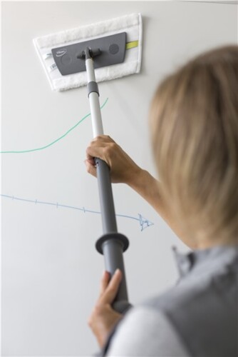 Vikan Fleksibel moppefremfører Hook & Loop, 25 cm, Grå - Billede 6